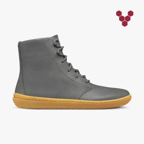 Vivobarefoot Gobi HI IV Grå Støvler Dame [8-YUQX]